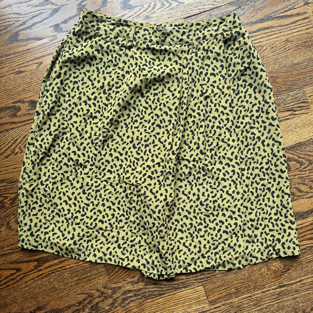 Fenn Wright Manson Leopard Print Midi Skirt